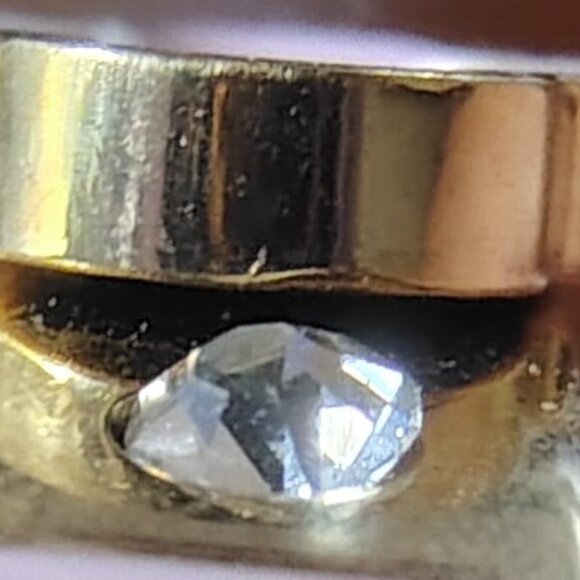 Neiman Marcus Pink 18K Gold Plated Clover Clic Clac Bracelet - Picture 5 of 5